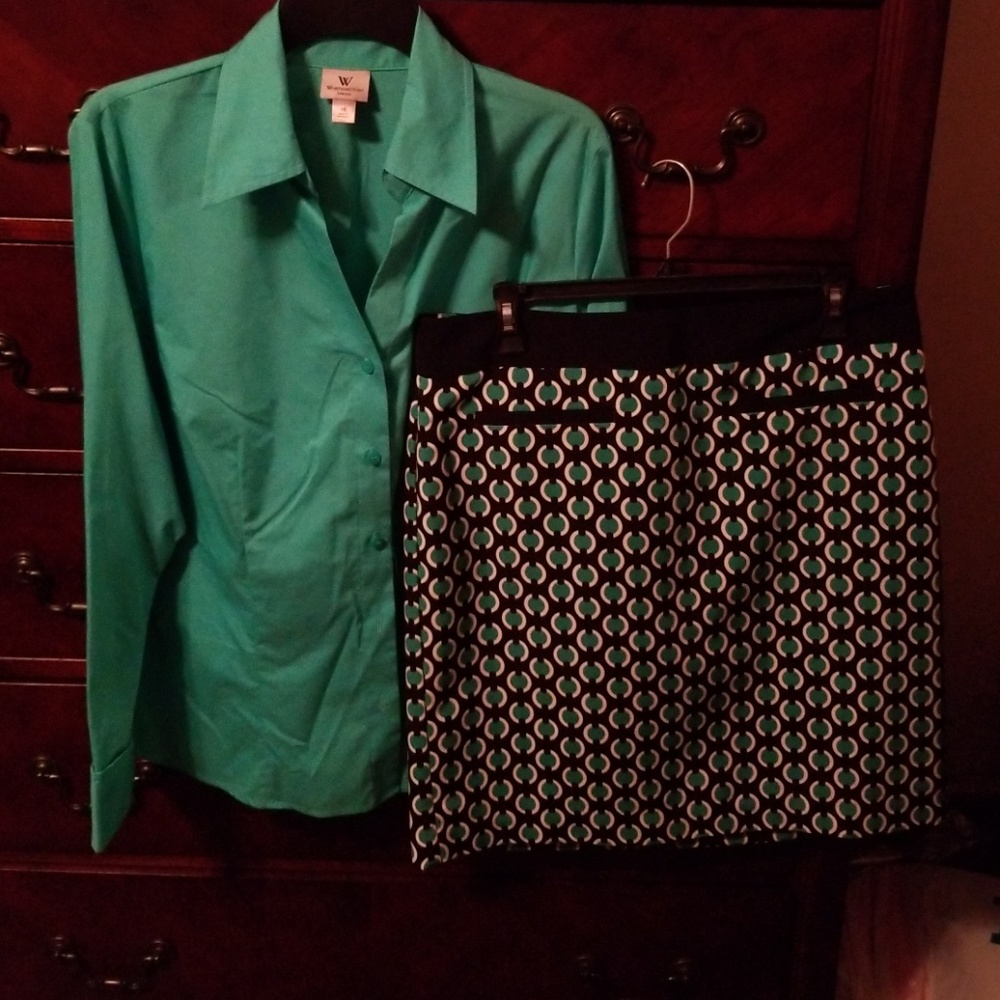 Blouse and skirt